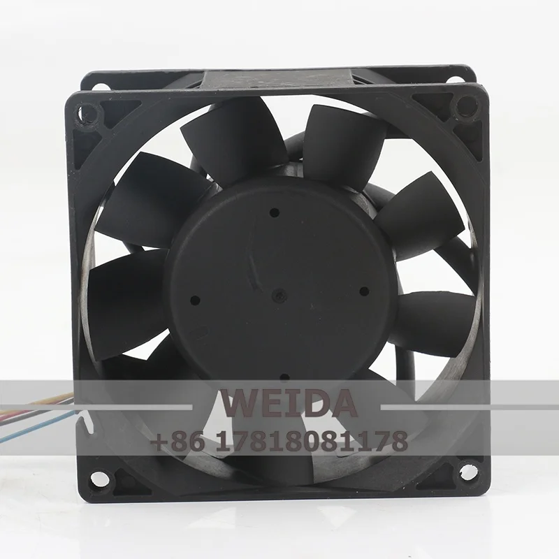 New Delta genuine product 12V 24V DC48V 1.00A 80X80X38MM 8038 8CM PFB0848DHE-XBC Four-wire Frequency ConverterCooling Fan