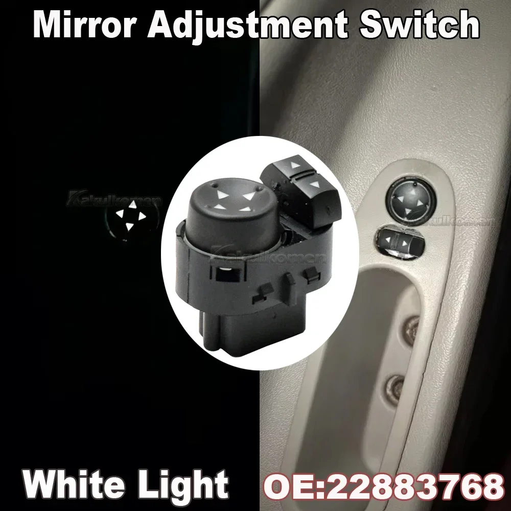 22883768 15261340 15261342 Car Mirror Control Adjustment Switch For Chevrolet HHR Impala Malibu Monte Carlo