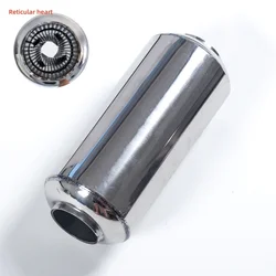 Universal Middle section of exhaust pipe Exhaust tip Muffler 63MM(2.5
