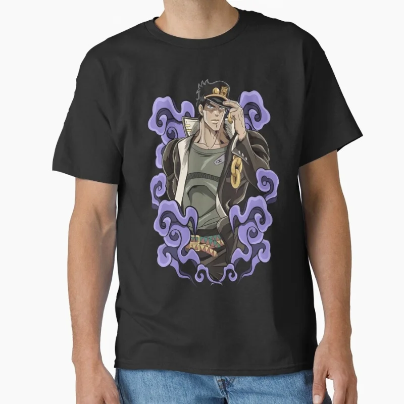 

0812 JoJo's Bizarre Adventure Anime Gift t shirt Manga yare yare daze printed Graphic Clothes Y2K clothing All size Tops S-6XL