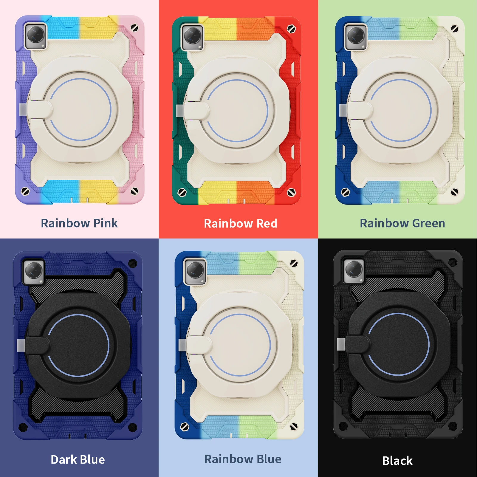 

Чехол для vivo Pad 11, противоударный прочный Armor Fundas, детский чехол из ЭВА с безопасной ручкой и подставкой, чехол для планшета