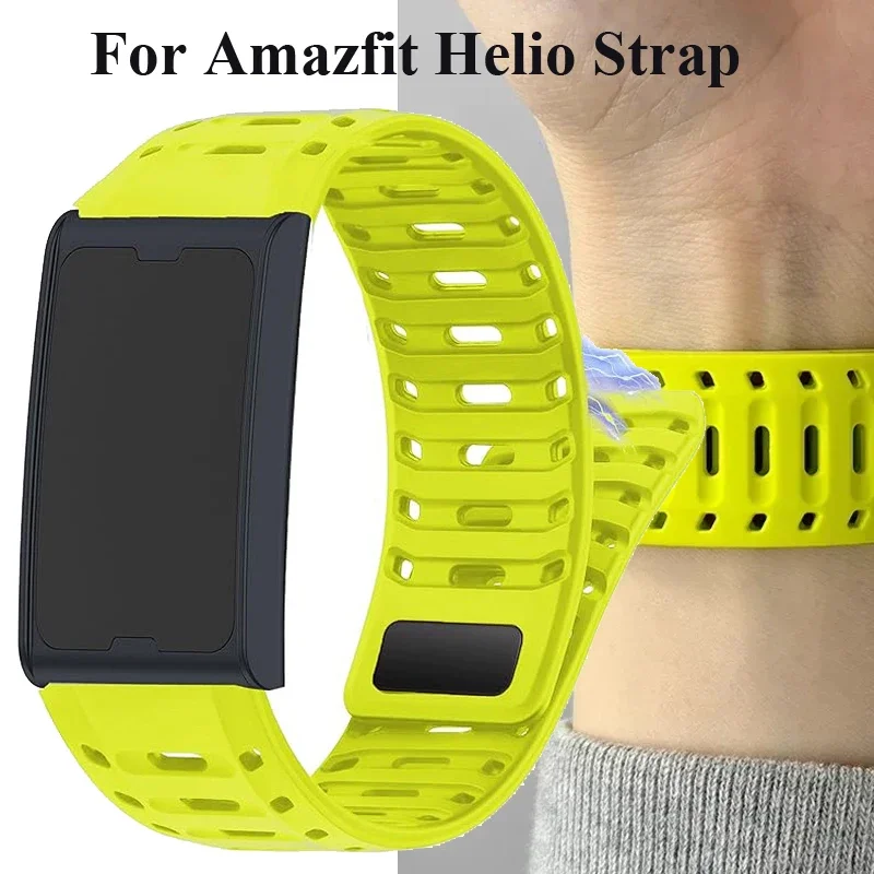 22mm Breathable Band For Amazfit Helio Strap Magnetic Silicone Strap For Amazfit Balance 2/GTR 4 3 2e/Bip 6 5/Cheetah Pro-Round