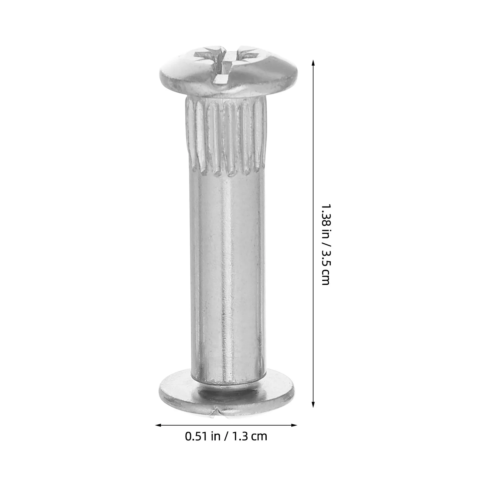 100Pcs Furniture Connector Bolts Set M6 Cabinet Panel Binding Screws Nuts Multipurpose Chicago Fasteners for Wood Closet Desk