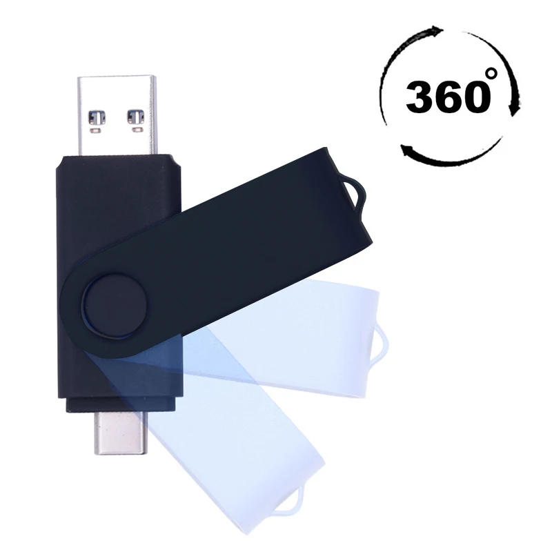 Type C OTG USB Flash Drive 64GB 32GB 16GB 8GB 128GB Memory Stick 2.0 Pendrive High Speed for Mobile Phones and Computers