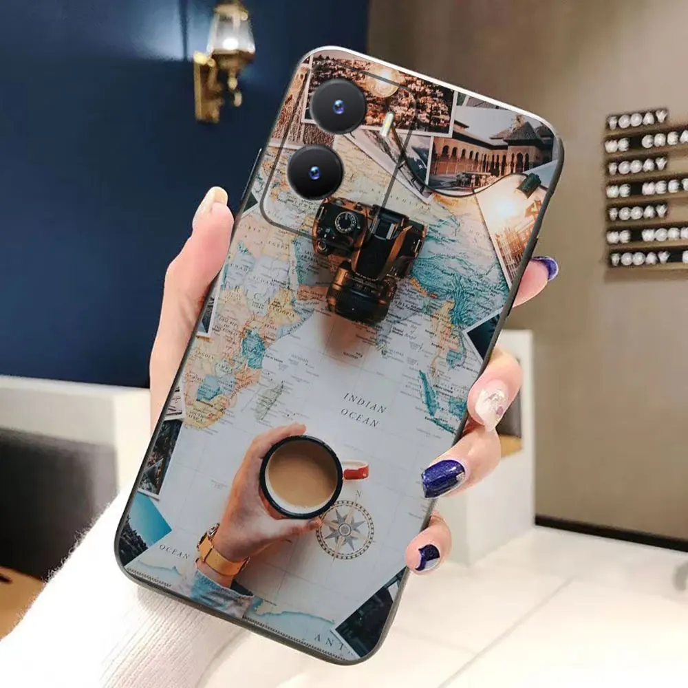 

World Travel Airplan Plane Case For VIVO Y02 Y04 Y16 Y17 Y19 Y20 Y21 Y22S Y28 Y29 Y35 Y36 Y39 Y50 Y51 Y72 Y76 Y77 Y78 Y100 Case