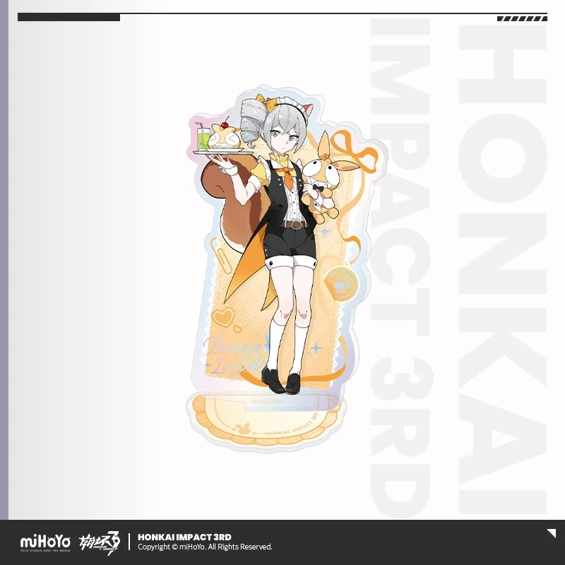 Official miHoYo Honkai Impact 3 Genuine “Light as a Feather” Café Series Character Merchandise Acrylic Stands and Figurines Gift