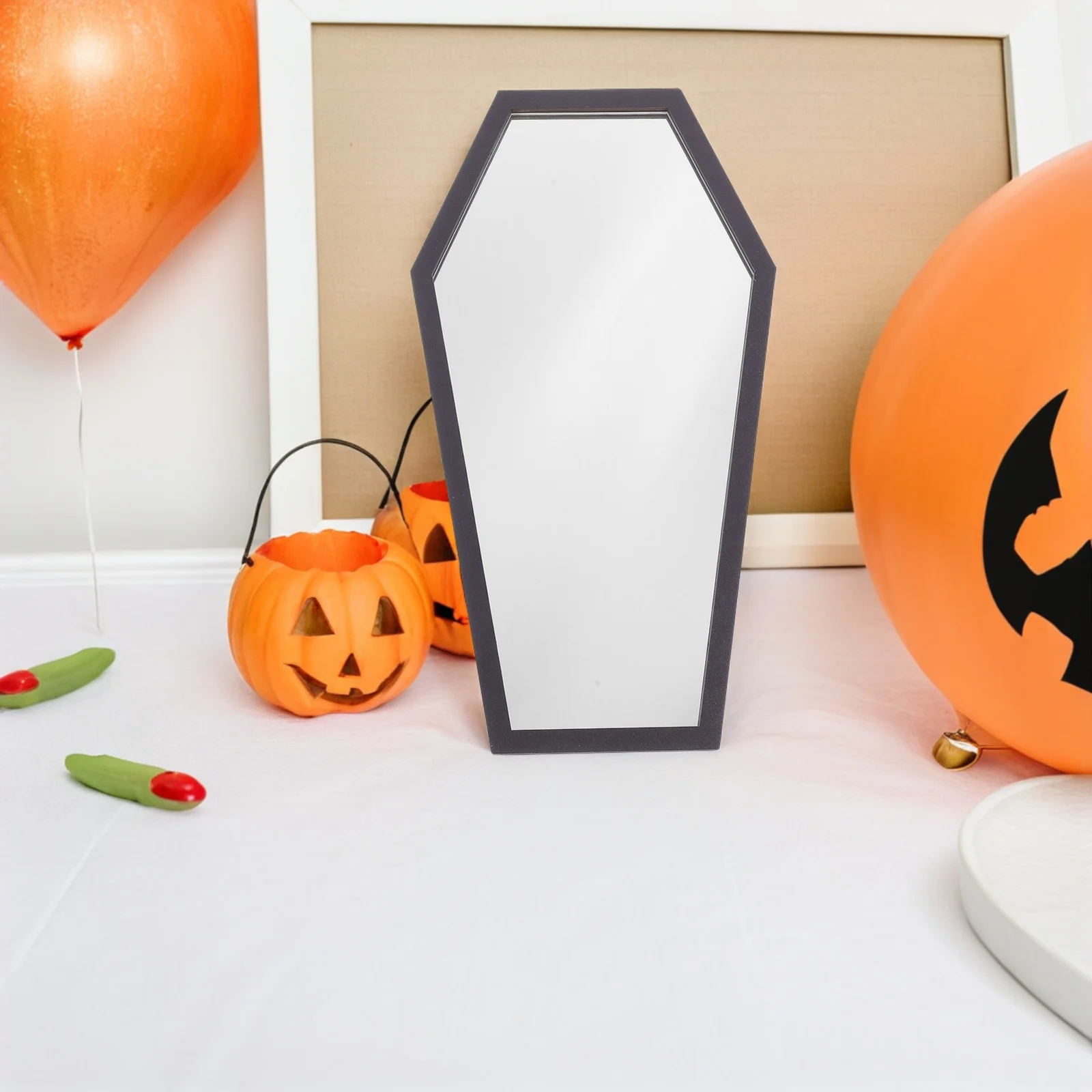 

Halloween Decoration Wall Stickers Self Adhesive Decorative Mirrors Rearview Coffin