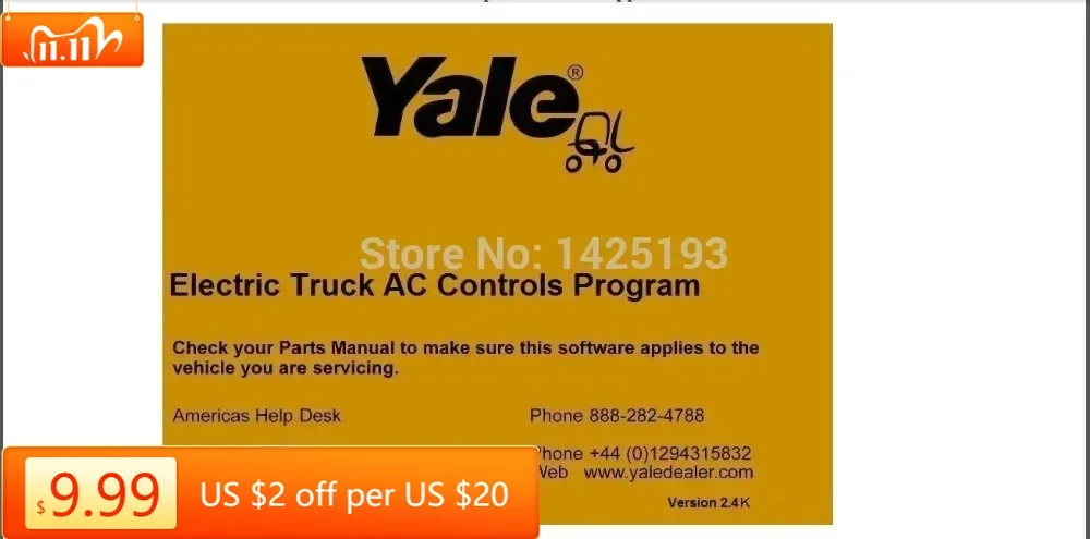

TruckEPC Yale Electric Truck AC Controls Program ETACC v2.4K