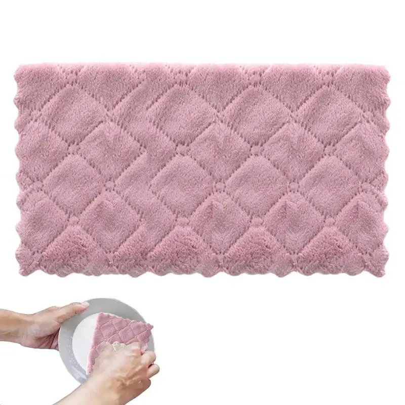 

Kitchen Cleaning Cloth Soft And Durable Thickened Absorbent Cleaning Towel Extra Soft Household Cleaning Towels For Kitchen