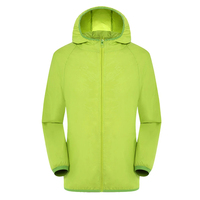 Hooded Sunbreaker Coat Women Men Windbreaker Jacket Waterproof UV Quick Dry Skin Ultra-Light Rainproof Breathable With Pocket