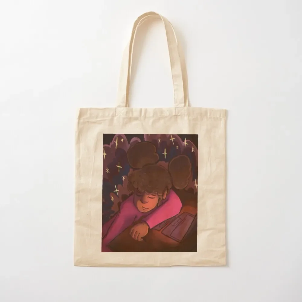 

Aww she's sleeping Tote Bag shopper bag woman cute men