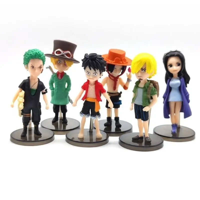 ワンピースルフィゾロ Q 版 6 フィギュア像モデルクリエイティブ高価値漫画アニメ車コンピュータデスクトップ装飾ギフト