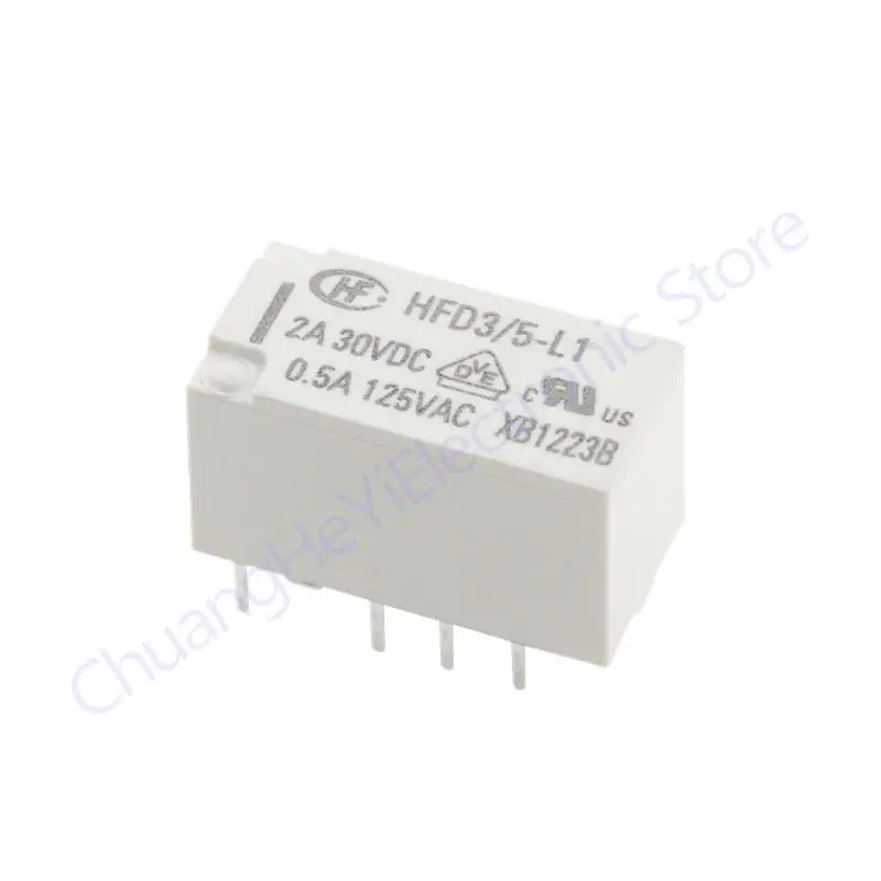 HF Relay HFD3/5 12 24-L1 HFD3-5-L1 HFD3-12-L1 HFD3-24-L1 2A 5V 12V 24V 8pin Replaceable TX2 -5 12 24V Signal relay