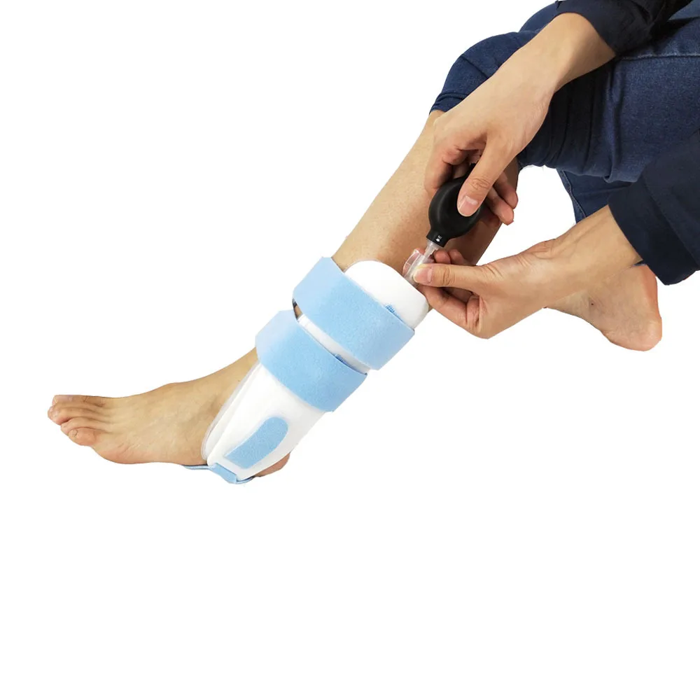 Inflatable Ankle Splint Ankle Sprain Fixed Brace Ankle Varus and Valgus Orthosis Airbag Protector Postoperative Rehabilitation