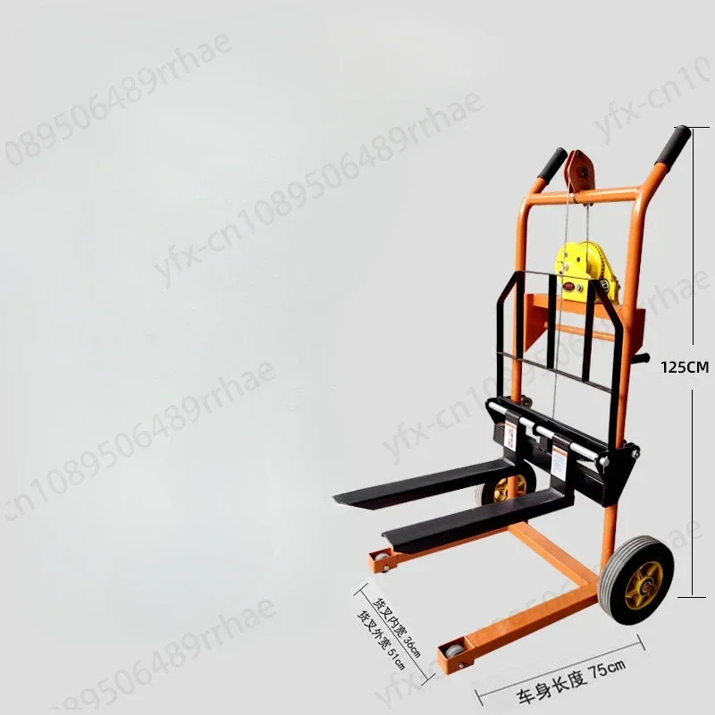 Material Lift Winch Stacker Pallet Truck Dolly Lift Table Fork Lift Swivel Casters Multiple combinations are available