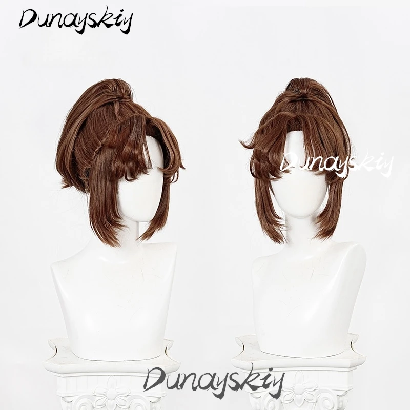 كيمونو أصفر كحلي بني ذيل حصان شعر مستعار مع الانفجارات أوشي نو كو كانا أريما تأثيري حلي مجموعة أنيمي يابانية تقليدية مخصصة