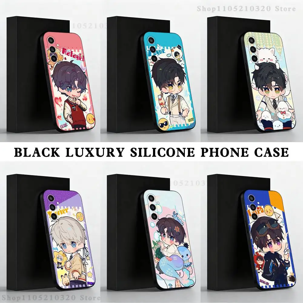 

Cute L-Love and D-Deepspace Phone Case For Samsung S25,S24,S21,S22,S23,S30,Ultra,S20,Plus,Fe,Lite,Note,10,9,5G Black Cover