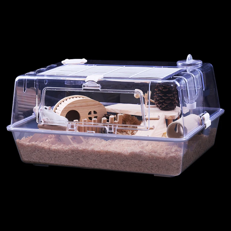 Wholesale Gaiola Hamster Cage Large Cage For Hamster Long Jaula Para Hamster House Acrylic