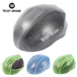 WEST BIKING Rainproof Cycling Helmets Covers 3 Colors New Windproof Waterproof Dust-proof Rain Cover MTB Road Bike Helmet Cover