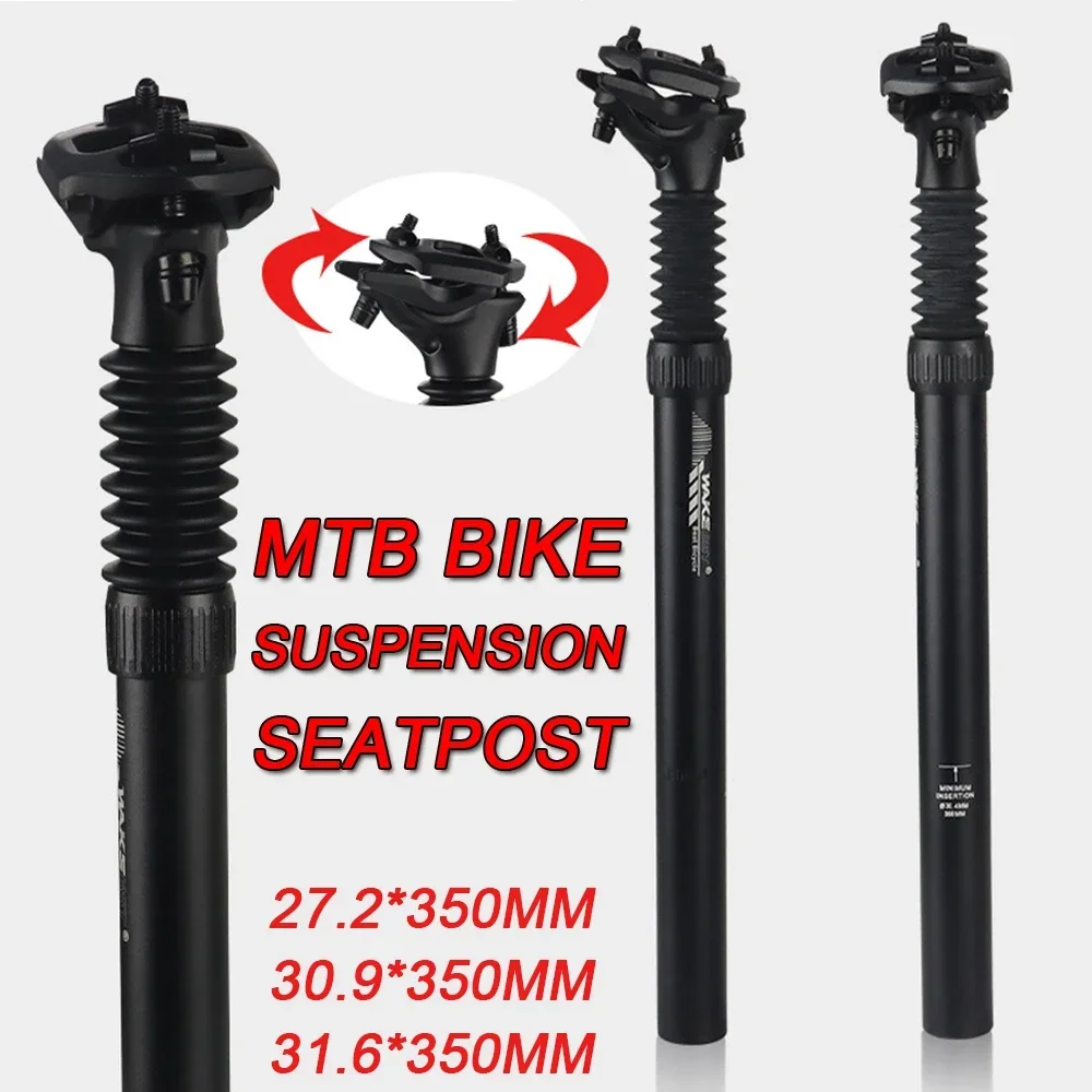 MTB Road Bike Seatpost 27.2/30.9/31.6mm Suspension Seatpost Shock Absorber Damping Seat Tube Bicycle Seat Post Accessories