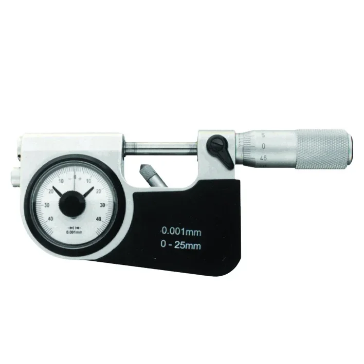 New Product Dial Indicating Micrometer 0-25mmX0.001