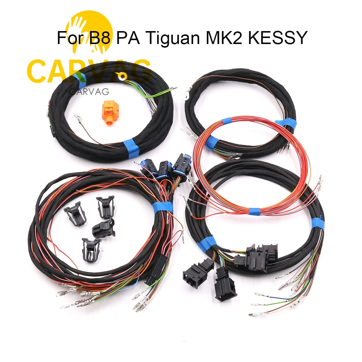 For VW Passat B8 PA Lamp Tiguan MK2 Lamp Keyless Entry Kessy System Cable Start Stop System Harness Wire Cable