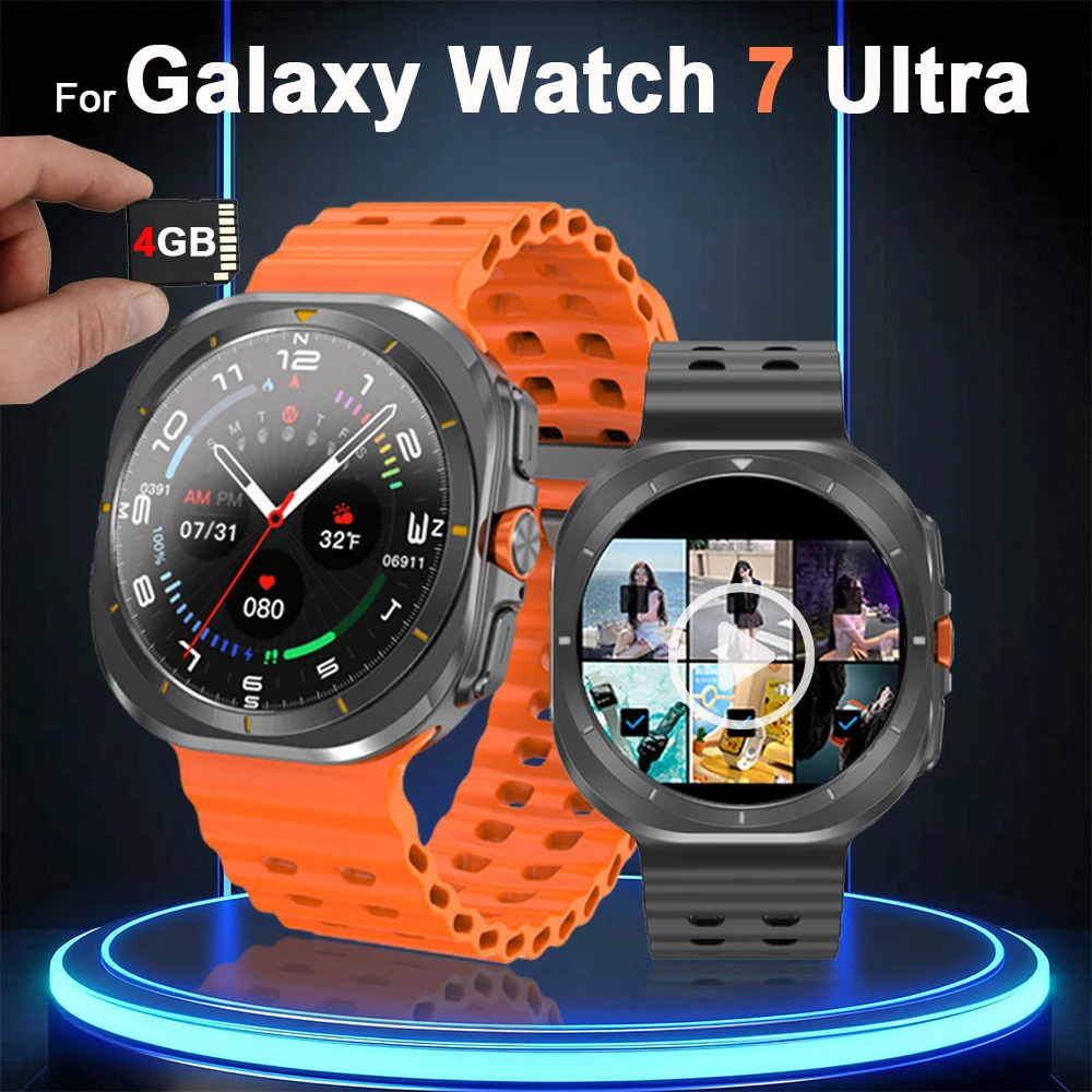 New Galaxy Watch 7 Ultra Smart Bracelet Men 32Gb Memory GPS Trackr NFC HD Sapphire Screen Bluetooth call Smartwatchs For Samsung