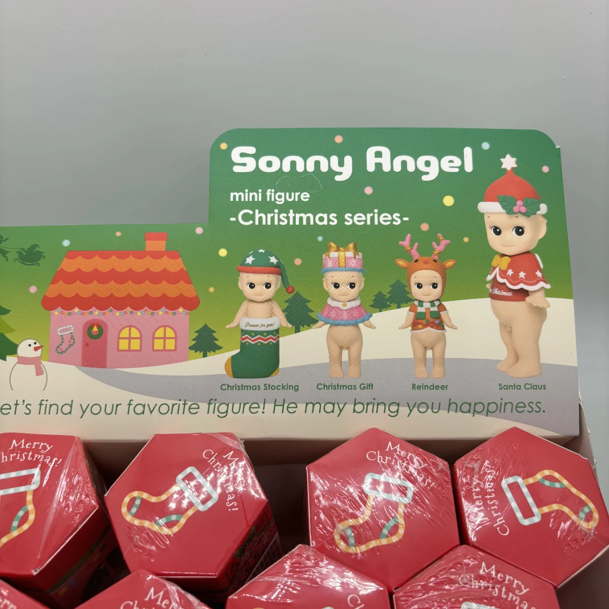 سوني الملاك الشكل الصغير 2016 سلسلة عيد الميلاد صندوق أعمى عيد الميلاد الأسرة الطرف تحت عنوان جوارب عيد الميلاد gifsAS65290 #2