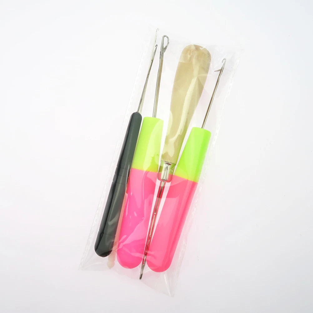 5 قطعة قسط الخشب مزلاج هوك الكروشيه أداة عدة ل سترة جورب إصلاح البوذية الخرز إبر الحياكة النسيج الحرفية اليدوية #4