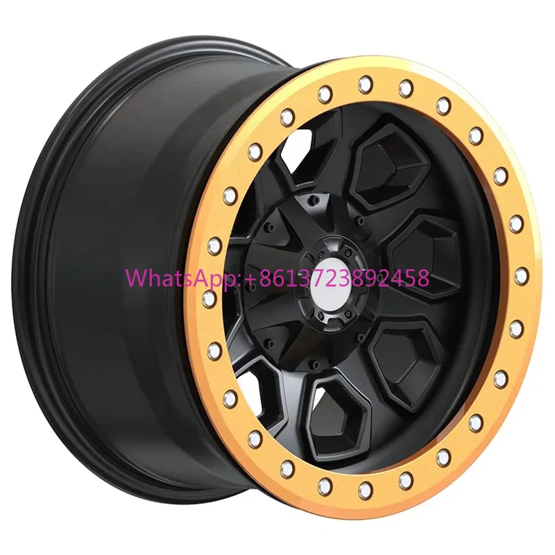 

Passenger Car Wheels Off-Road Forged Wheel With Beadlock Wheel Rim for Nissan Titan Frontier Maverick Ridgeline Tundra Ford F250
