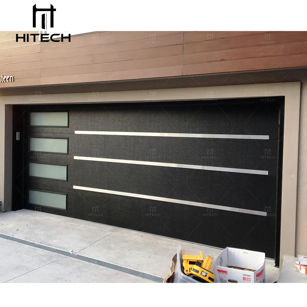 Custom Hitech  Steel Glass Garage Door American Standard Garage Doors Residential Automatic Overhead Garage Door