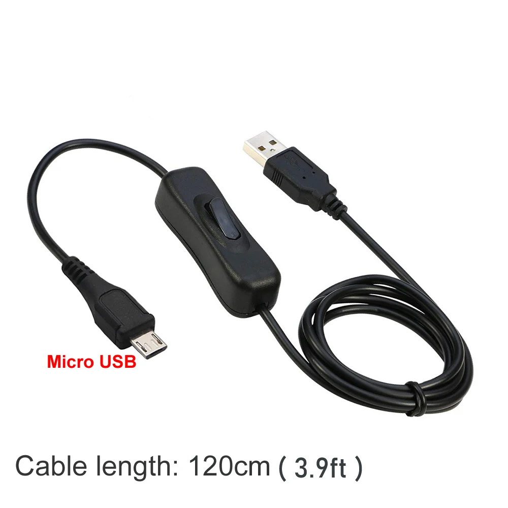 Type C Switch Cable with USB to DC Power Switch