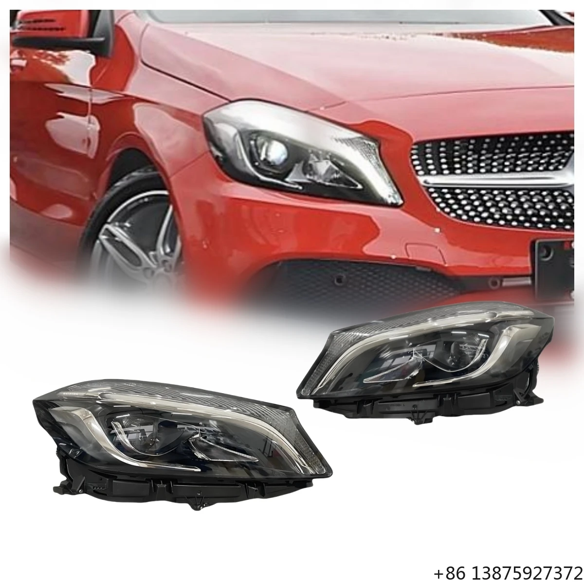 

Высококачественные оригинальные фары для Mercedes-Benz A-класса W176, оптовая продажа, 6000K, в сборе