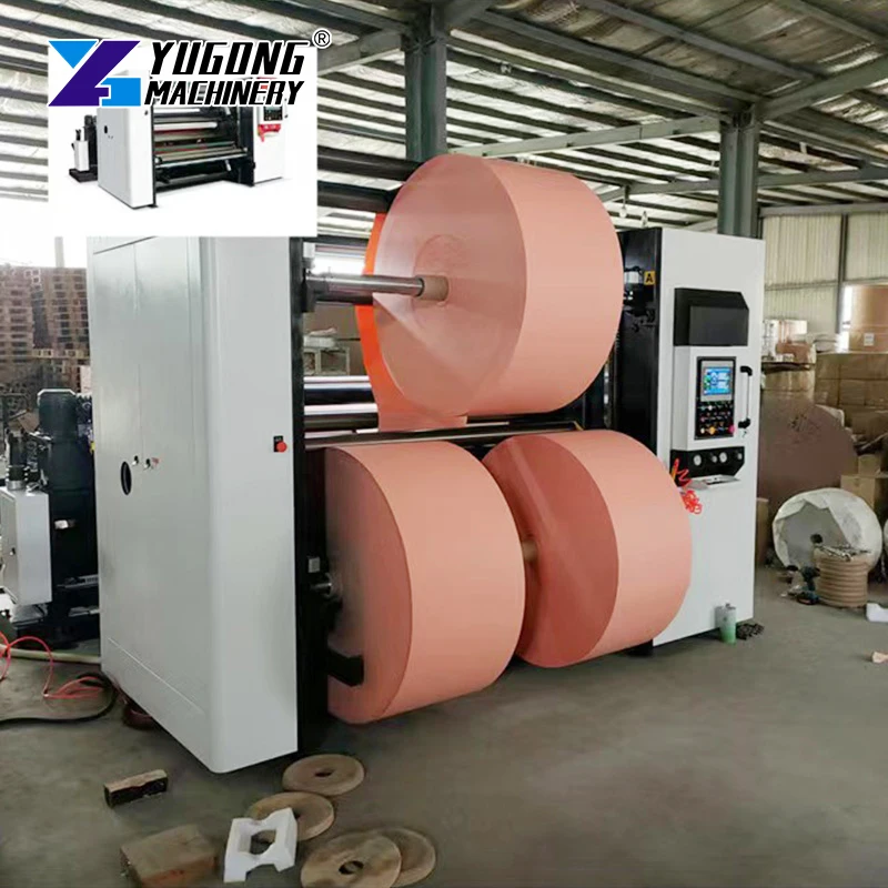 Manufacturing Kraft Ax Atm Pos Thermal Cash Register Paper Roll Slitter Rewinder Cut Machine