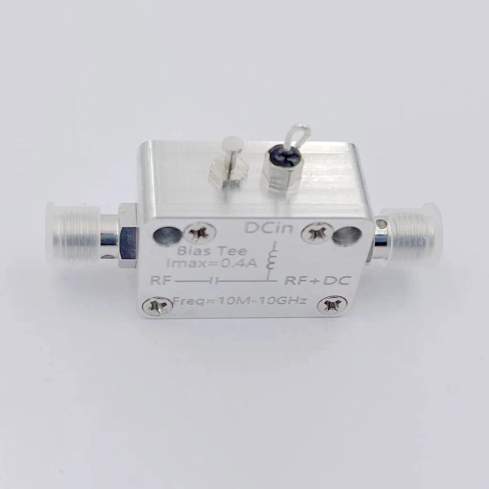 Injector 50V 400mA with M3 Mounting HoleRF Bias Tee 10MHz–6GHz SMA DC Block