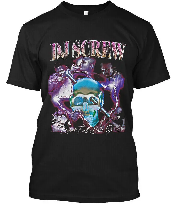 NWT DJ Screw Robert Earl Davis Jr American Hip Hop Music Retro T SHIRT S 4XL