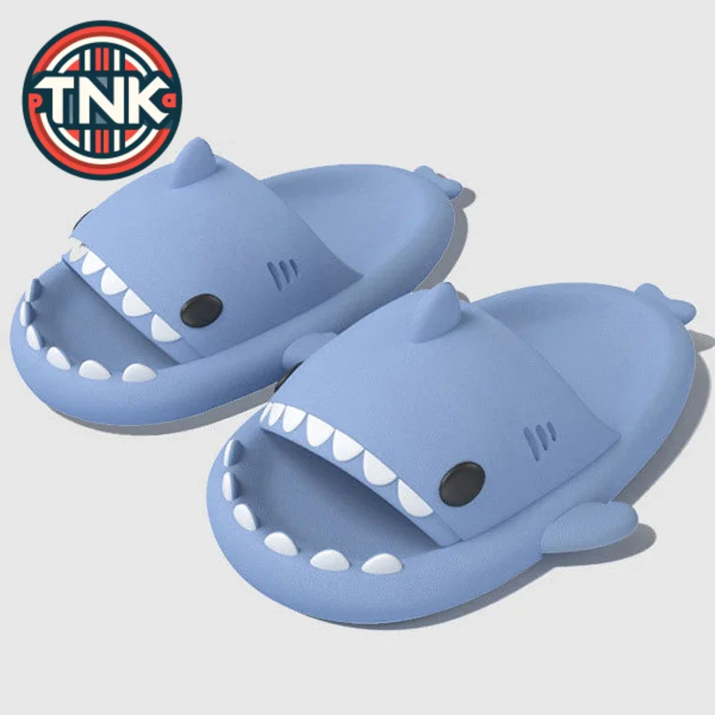 

Comwarm Children Shark Slippers Summer Cute Beach Shoes Lightweight Home Fashion Sandals Cartoon Comfort Casual Slides For Kids