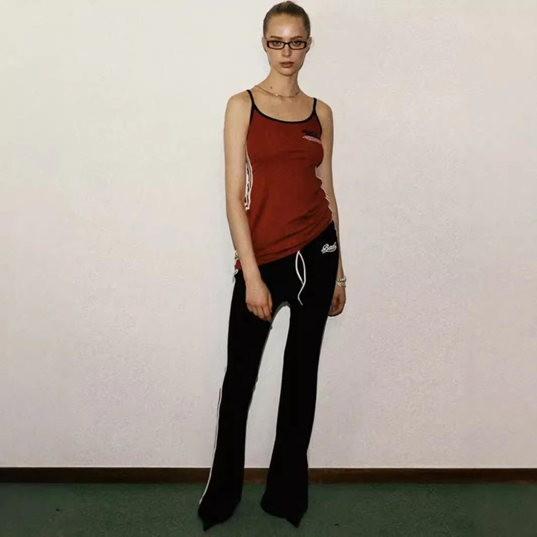 Badblood 2025 Korea 1:1 Spice Girls Casual Women's Sweatpants Flared Pants Slim Pants Tide Sweatpants