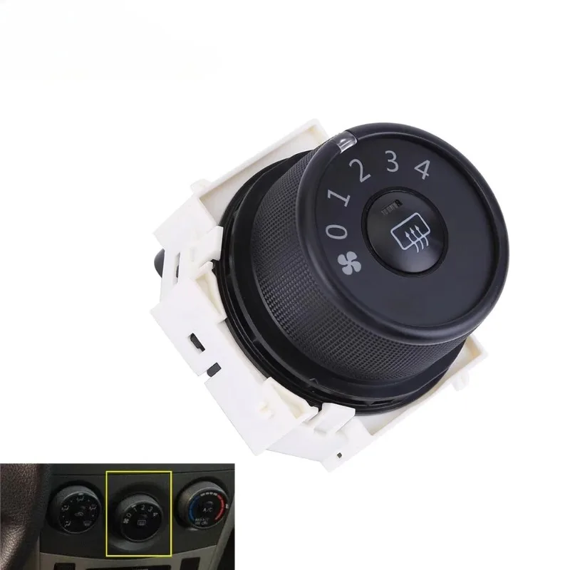 

55902-12100 55902-02030 55902-02070 55902-75D358 Ручка вентилятора переменного тока, переключатель ветра для Toyota Corolla 09-13 Matrix 09-10