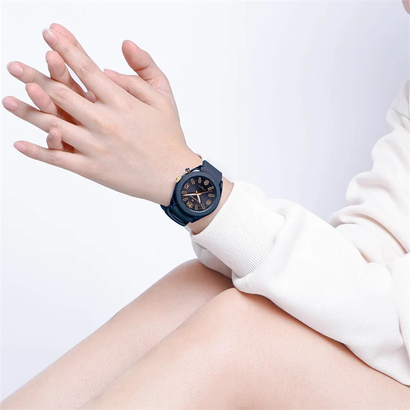 NAVIFORCE 2024 nuevos relojes de moda para mujer, relojes de pulsera de cuarzo resistentes al agua para mujer, reloj luminoso con correa de