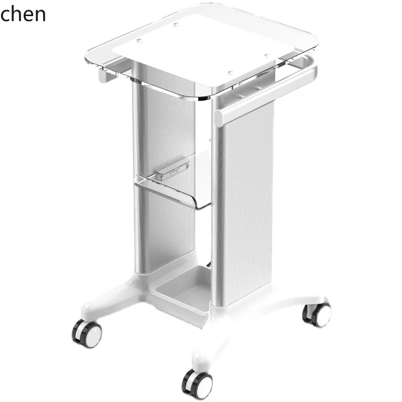 

HTT beauty instrument cart acrylic small bubble shelf base dental clinic cart enlarged