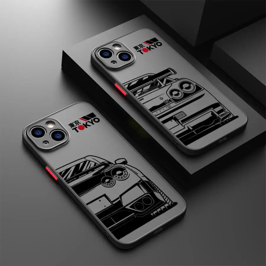 

J-D-M Dream Car Funda Back Phone Cover Case for iPhone 17 Pro Max 15 14 Air 16 Plus 13 Mini XS XR 11 12 7 8 SE
