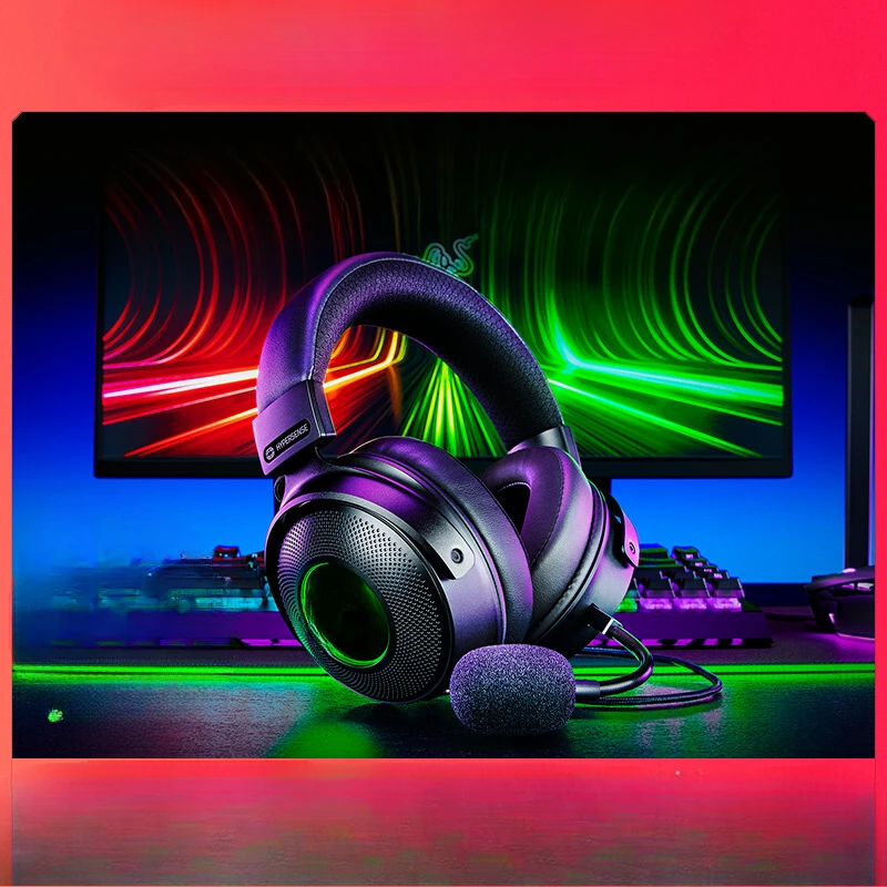 Kraken V3 Super Sensitive Edition Вибрационная проводная гарнитура RGB с объемным звуком Gaming Mai