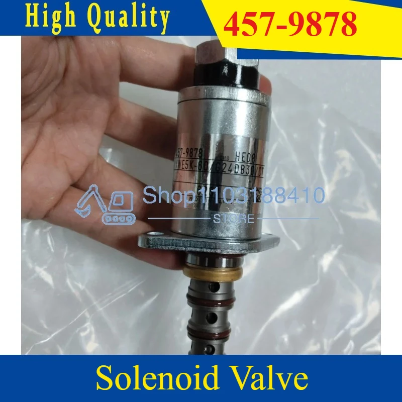 

Excavator Part Solenoid Valve for C-A-T E320C E320D 330D Hydraulic Pump Solenoid Valve Pilot Safety Lock Valve 457-9878 457-9878