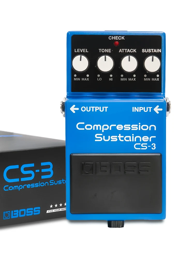 

Roland BOSS Compression Sustainer Guitar Pedal CS-3 High-quality Circuitry Smooth Overall Sound Precise Tonal Shaping