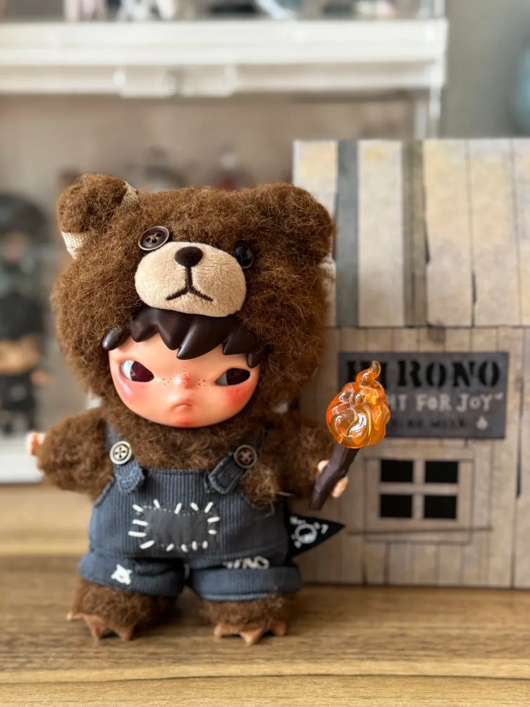 

POPMART Hirono Fight for Joy Series: Модные коллекционные игрушки-сюрпризы (слепые коробки) – милые и интересные фигурки для коллекции, отличный подарок на день рождения. В наличии.