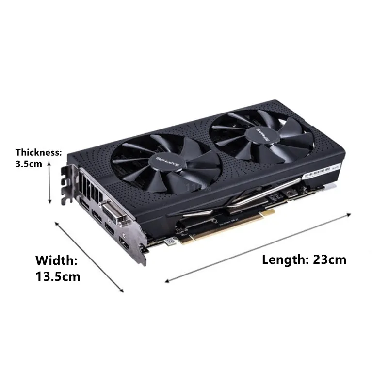 Saphir RX580 8 Go 2048SP/2304SPGPU