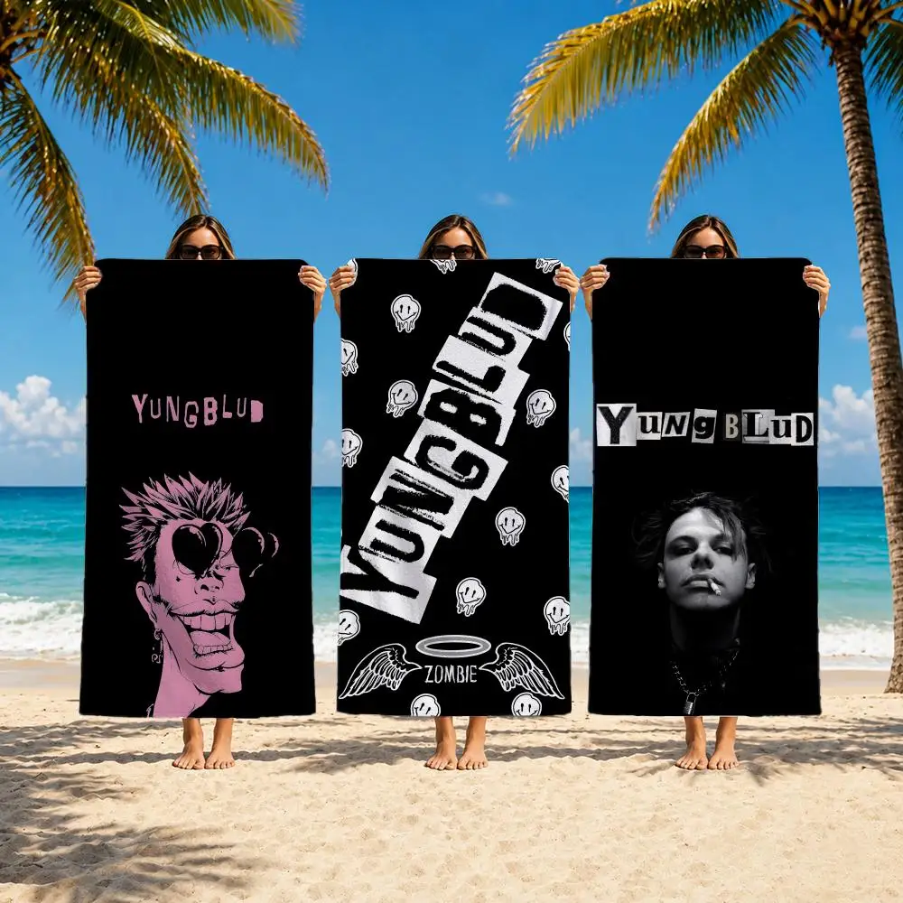 Singer Y-Yungblud Towel Towel beach towel, quick drying absorbent bath towel for Swim,Gym,Camping,Outdoor hot