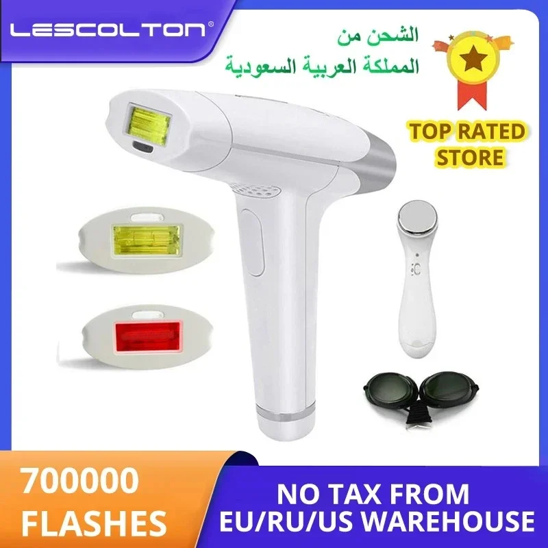 Lescolton 2 in1 IPL macchina per la depilazione Laser epilatore Laser depilazione permanente Bikini Trimmer depilatore elettrico un laser