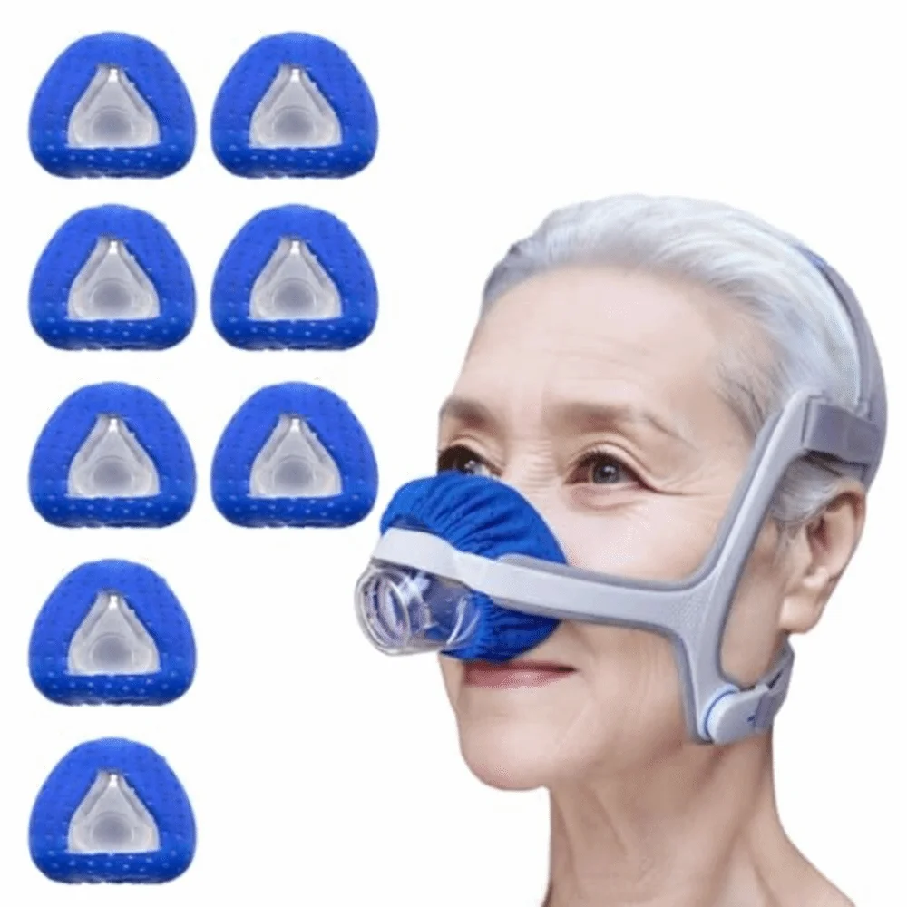 Reusable CPAP Nasal Mask Liners Soft Breathable Fabric CPAP Mask Covers Comfortable One Size Fits All CPAP Mask Cushion